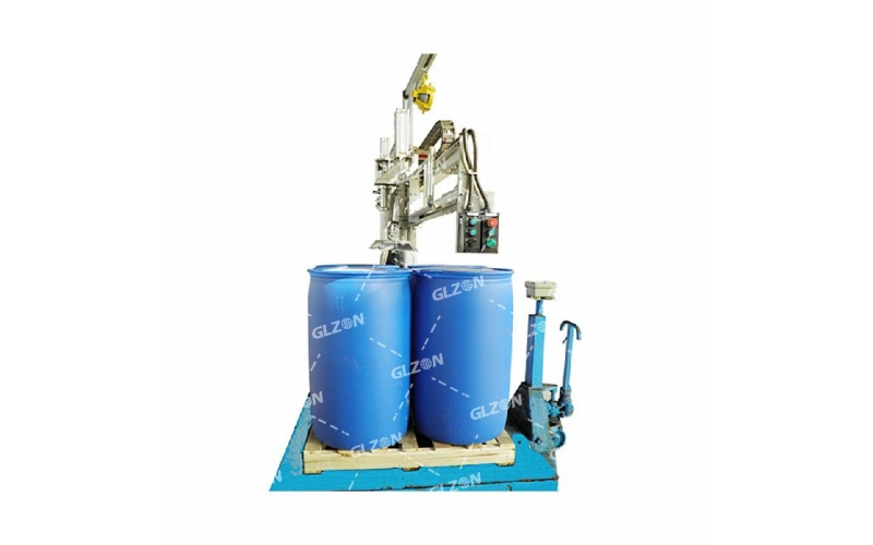 Operation process of 200L fully automatic single head filling machine