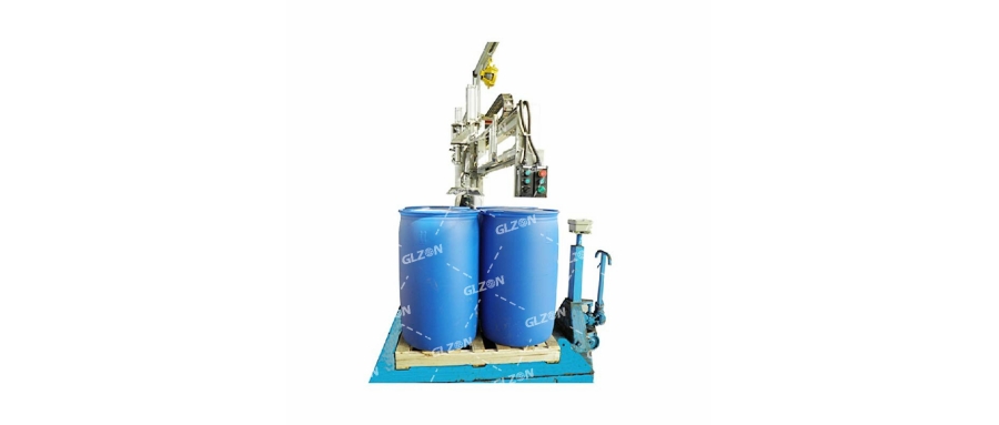 Operation process of 200L fully automatic single head filling machine